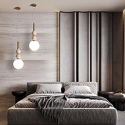 Подвесной светильник Freya Sunspot FR5482PL-01BS1 цвет плафона/подвески Прозрачный, цвет арматуры Латунь-5