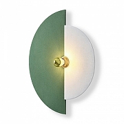 Накладной светильник Freya Carry FR5487WL-01G цвет плафона/подвески Белый, Зеленый, цвет арматуры Золото-3