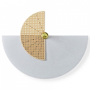 Накладной светильник Freya Carry FR5487WL-01G3 цвет плафона/подвески Белый, Бежевый, цвет арматуры Золото