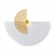 Накладной светильник Freya Carry FR5487WL-01G3 цвет плафона/подвески Белый, Бежевый, цвет арматуры Золото-2