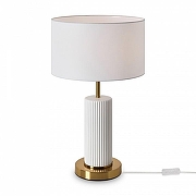 Настольная лампа Freya Ceram FR5491TL-01BS цвет плафона/подвески Белый, цвет арматуры Белый, Латунь-1