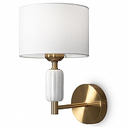 Бра Freya Ceram FR5491WL-01BS цвет плафона/подвески Белый, цвет арматуры Белый, Латунь