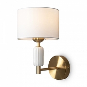 Бра Freya Ceram FR5491WL-01BS цвет плафона/подвески Белый, цвет арматуры Белый, Латунь-4