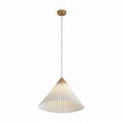Подвесной светильник Freya Kinsley FR5533PL-01BS цвет плафона/подвески Белый, цвет арматуры Латунь-2