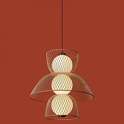 Подвесной светильник Freya Harper FR5545PL-L5GR цвет плафона/подвески Серый, цвет арматуры Черный-1