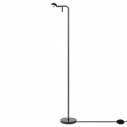 Торшер Freya Piece FR5549FL-L5B цвет плафона/подвески Черный, цвет арматуры Черный