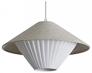 Подвесной светильник Freya Ruler FR5555PL-01W цвет плафона/подвески Бежевый, Белый, цвет арматуры Белый