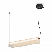 Подвесной светильник Freya Loyd FR5556PL-L25BBS цвет плафона/подвески Прозрачный, цвет арматуры Латунь, Черный-3