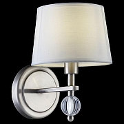 Бра Freya Milena FR5679WL-01N цвет плафона/подвески Белый, цвет арматуры Прозрачный, Никель-1