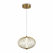 Подвесной светильник Freya Sabi FR6131PL-L10BS цвет плафона/подвески Белый, Золото, цвет арматуры Латунь-2