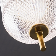 Подвесной светильник Freya Awella FR6135PL-L13BT цвет плафона/подвески Прозрачный, цвет арматуры Латунь-7