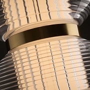 Подвесной светильник Freya Koil FR6136PL-L6BT цвет плафона/подвески Белый, Прозрачный, цвет арматуры Латунь-6