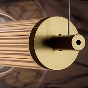 Подвесной светильник Freya Plum FR6137PL-L21BT1 цвет плафона/подвески Прозрачный, Серый, цвет арматуры Латунь-8