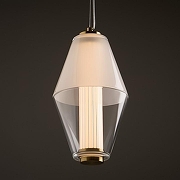 Подвесной светильник Freya Plum FR6137PL-L6BT цвет плафона/подвески Белый, Прозрачный, цвет арматуры Латунь-3