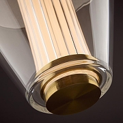 Подвесной светильник Freya Plum FR6137PL-L6BT1 цвет плафона/подвески Белый, Прозрачный, цвет арматуры Латунь-5