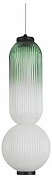 Подвесной светильник Freya Awards FR6140PL-L12B цвет плафона/подвески Белый, Зеленый, цвет арматуры Черный