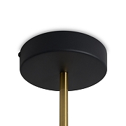 Светильник на штанге Freya Drip FR6173PL-L18B цвет плафона/подвески Прозрачный, цвет арматуры Черный-4