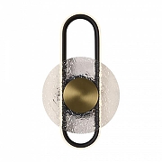 Бра Freya Drip FR6173WL-L12B цвет плафона/подвески Прозрачный, цвет арматуры Черный-1