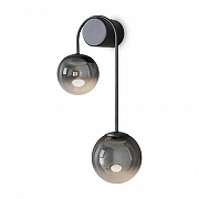 Бра Freya Arch FR6178WL-L10B цвет плафона/подвески Светло-серый, цвет арматуры Черный-2