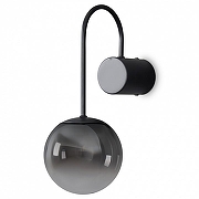 Бра Freya Arch FR6178WL-L5B цвет плафона/подвески Светло-серый, цвет арматуры Черный