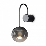 Бра Freya Arch FR6178WL-L5B цвет плафона/подвески Светло-серый, цвет арматуры Черный-2