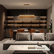 Подвесной светильник Freya Eclat FR6182PL-L18BS цвет плафона/подвески Коричневый, цвет арматуры Латунь-6