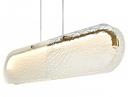 Подвесной светильник Freya Eclat FR6182PL-L18W цвет плафона/подвески Белый, Прозрачный, цвет арматуры Латунь