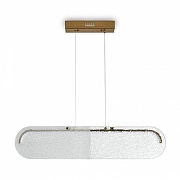 Подвесной светильник Freya Eclat FR6182PL-L18W цвет плафона/подвески Белый, Прозрачный, цвет арматуры Латунь-1