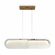 Подвесной светильник Freya Eclat FR6182PL-L18W цвет плафона/подвески Белый, Прозрачный, цвет арматуры Латунь-2