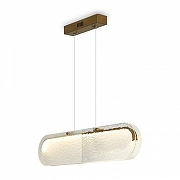 Подвесной светильник Freya Eclat FR6182PL-L18W цвет плафона/подвески Белый, Прозрачный, цвет арматуры Латунь-3