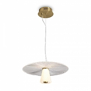 Подвесной светильник Freya Grail FR6183PL-L4BS цвет плафона/подвески Прозрачный, цвет арматуры Латунь-3