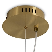 Подвесной светильник Freya Grail FR6183PL-L4BS1 цвет плафона/подвески Прозрачный, цвет арматуры Латунь-4