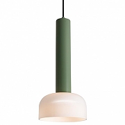 Подвесной светильник Freya Barries FR6185PL-L5GN цвет плафона/подвески Белый, цвет арматуры Зеленый