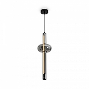 Подвесной светильник Freya Swim FR6187PL-L9SM цвет плафона/подвески Светло-серый, цвет арматуры Черный-3