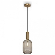 Подвесной светильник Freya Zelma FR8013PL-01AM цвет плафона/подвески Оранжевый, цвет арматуры Латунь-1