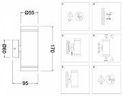 Светильник на штанге Ambrella Light FW FW2488 цвет плафона/подвески Белый, цвет арматуры Белый-2