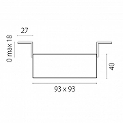Встраиваемый светильник Lightstar Dom1no G214507 цвет Черный-4