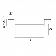 Встраиваемый светильник Lightstar Dom1no G214607 цвет Черный-3