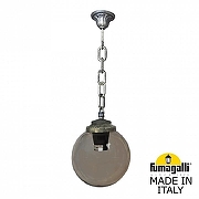 Подвесной светильник Fumagalli Globe 250 G25.120.000.BZF1R цвет плафона/подвески Дымчатый, цвет арматуры Бронза-1