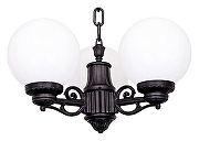 Подвесной светильник Fumagalli Globe 250 G25.120.S30.AYF1R цвет плафона/подвески Белый, цвет арматуры Черный