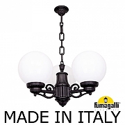 Подвесной светильник Fumagalli Globe 250 G25.120.S30.AYF1R цвет плафона/подвески Белый, цвет арматуры Черный-1