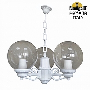 Подвесной светильник Fumagalli Globe 250 G25.120.S30.WZF1R цвет плафона/подвески Дымчатый, цвет арматуры Белый-2