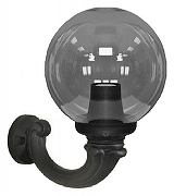 Светильник на штанге Fumagalli Globe 250 G25.132.000.AZF1R цвет плафона/подвески Дымчатый, цвет арматуры Черный