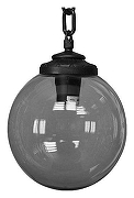 Подвесной светильник Fumagalli Globe 300 G30.120.000.AZF1R цвет плафона/подвески Дымчатый, цвет арматуры Черный