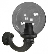 Светильник на штанге Fumagalli Globe 300 G30.132.000.AZF1R цвет плафона/подвески Дымчатый, цвет арматуры Черный