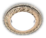 Встраиваемый светильник Ambrella Light G G303 CL/WW цвет Прозрачный, Хром