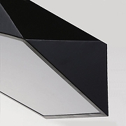 Накладной светильник Imperiumloft GEOMETRIC GEOMETRIC-BW01 цвет плафона/подвески Белый, Черный, цвет арматуры Черный-3