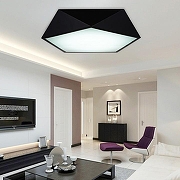 Накладной светильник Imperiumloft GEOMETRIC GEOMETRIC-BW01 цвет плафона/подвески Белый, Черный, цвет арматуры Черный-6