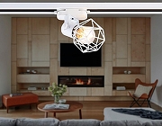 Светильник на штанге Ambrella Light GL GL5001 цвет плафона/подвески Белый, цвет арматуры Белый-5