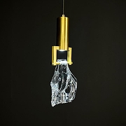 Подвесной светильник Imperiumloft Gladys Brass gladys01 цвет плафона/подвески Прозрачный, цвет арматуры Латунь-1